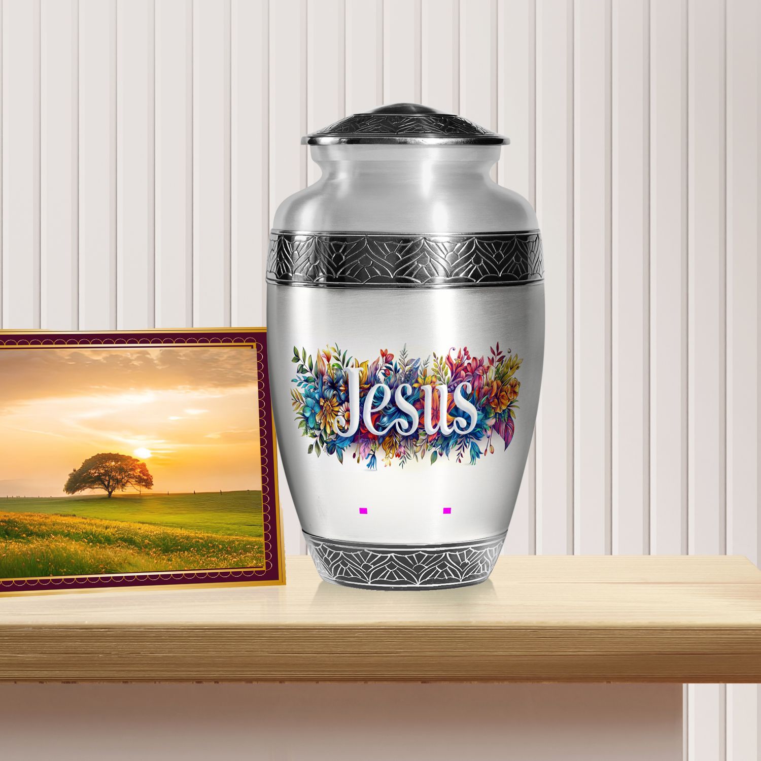 Loving Jesus Burial Urns for Ashes Adult Male, Cremation Urn (10 Inch) product image view 3