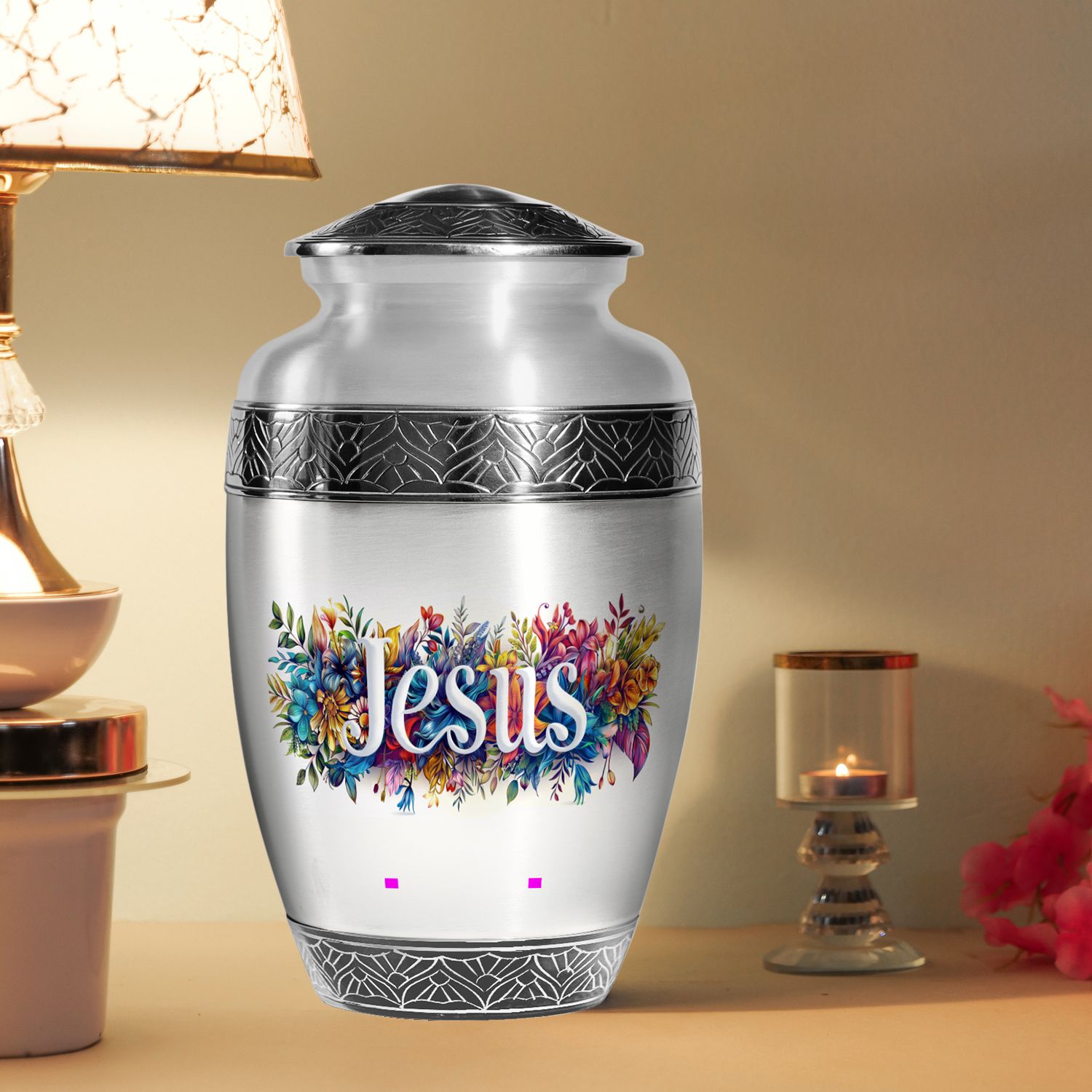 Loving Jesus Burial Urns for Ashes Adult Male, Cremation Urn (10 Inch) product image view 6