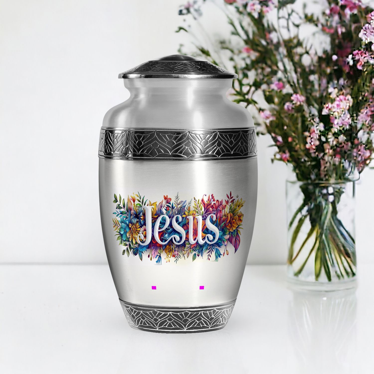 Loving Jesus Burial Urns for Ashes Adult Male, Cremation Urn (10 Inch) product image view 7